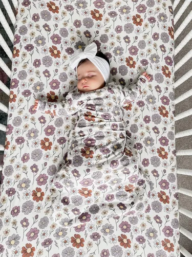 Vista 3 de GUNAMUNA Sacos de dormir para bebés y recién nacidos, cremallera de pañales fácil de cambiar, acogedor, 2.5 TOG
