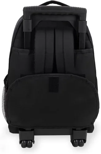 Vista 4 de Everest Mochila con ruedas - Estándar, Negro), 1045WH-BK