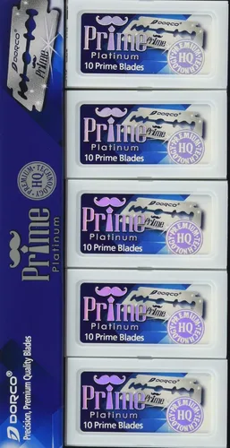 Vista 2 de Dorco 100 cuchillas de afeitar Prime de doble filo