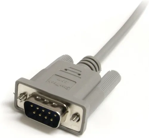 Vista 3 de StarTech com Cable serie recto de 6 pies - DB9 MF MXT100 gris - MF