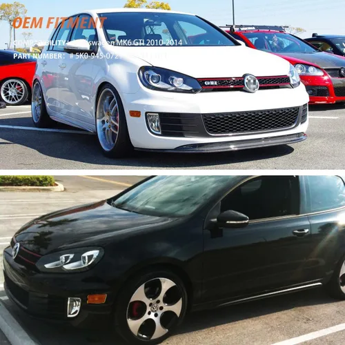 Vista 6 de ADIIL - Kit de luces laterales ámbar compatibles con VW MK6 GTI 2010-2014 Lente ámbar sin bombilla