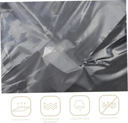Vista 3 de Funda de sofá transparente más gruesa, protector de muebles para sofá de dos plazas pequeños, funda transparente para mascotas antiarañazos, polvo