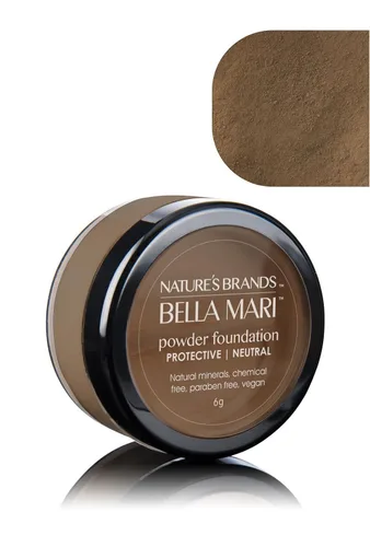 Vista 9 de Bella Mari - Base de maquillaje mineral natural en polvo, cariñosa (fresca); 0.2 onzas