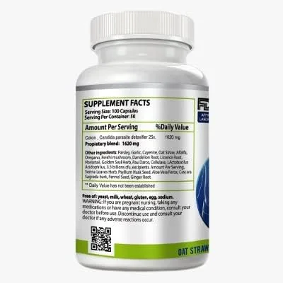 Vista 3 de VITAMISAN Herbal Extra Colon Care 200 cápsulas, limpiador de colon y desintoxicación natural protector de flora probiótico - Flora intestinal