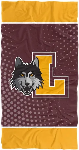 Vista 137 de LOGOVISION Manta Abilene Christian University, 30x60 Logo Dots CottonFront/PolyBackBeachTowel