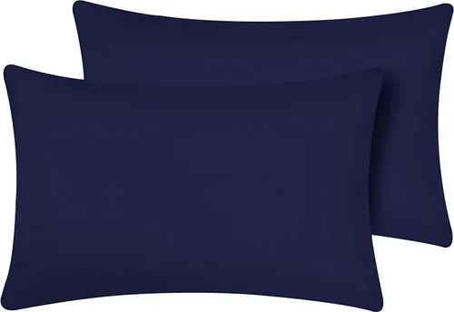 Vista 9 de Funda de almohada de viaje de 12 x 18 pulgadas, paquete de 2 piezas, 100% algodón egipcio, cierre inteligente de sobre de 500 hilos, funda de Negro
