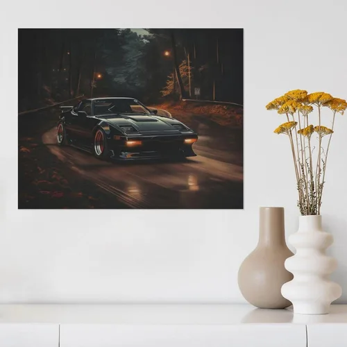 Vista 5 de SoLSa Pósteres estéticos retro de los años 90 Rx7 clásico Jdm para pared, decoración de habitación, pintura de pared, galería, decoración de pared