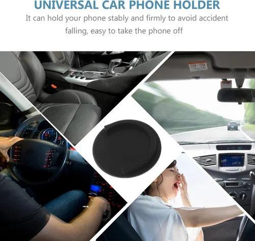Vista 7 de UKCOCO Soporte multifuncional para teléfono móvil para coche, autoadhesivo, soporte para teléfono móvil