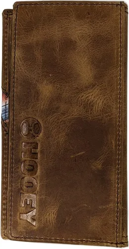 Vista 2 de HOOEY Cartera Rodeo de cuero para hombre Hands-Up- Sunset Serape