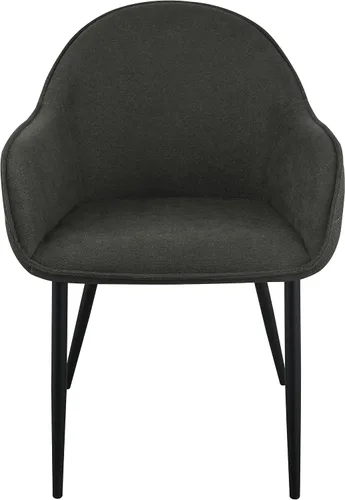 Vista 5 de Coaster Home Furnishings - Emma - Juego de 2 sillones de tela - Patrón de diamantes, asiento tapizado, brazos inclinados - Modernas - Comedor
