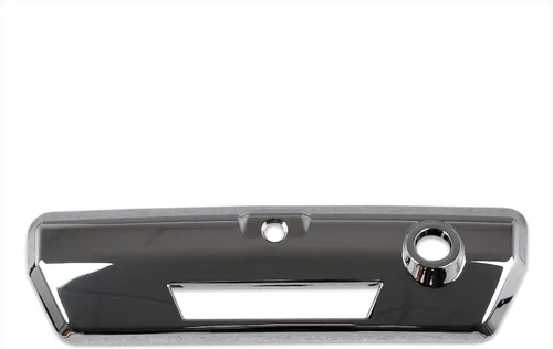 Vista 8 de Beautost Compatible con Ford F-150 2021 2022 2023 2024 2025 F150 cromado para puerta trasera trasera (fibra de carbono negro)