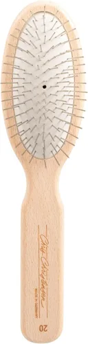 Vista 12 de Cepillo para perros Chris Christensen, 14.6 cm x 3.2 cm Little Wonder Pin Brush (20mm), Serie Original, Asea como un profesional, pines de acero