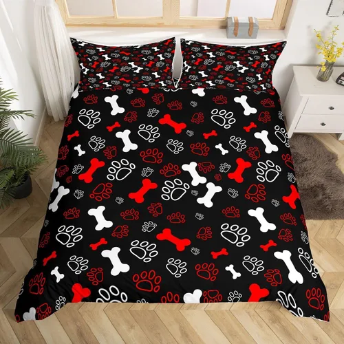 Vista 20 de Erosebridal Juego de funda de edredón con diseño floral de acuarela, estilo fantasía, para niñas, mujeres y niños, bonito juego de edredón