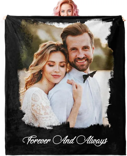 Vista 34 de Manta personalizada con imagen, manta personalizada con texto de fotos, manta de fotos personalizada para amiga, mamá y papá, regalos personalizados