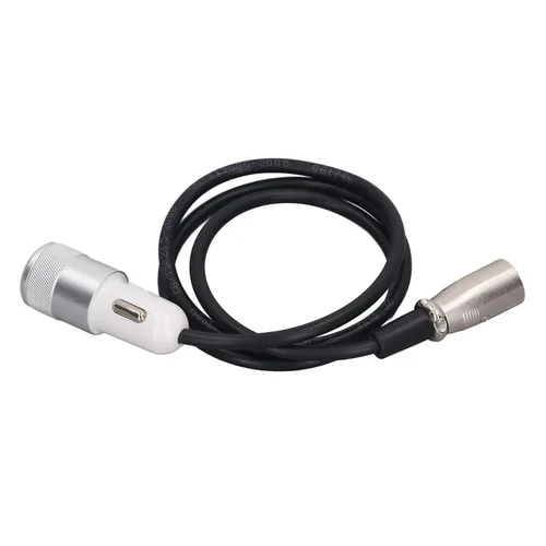 Vista 3 de 12-24V Electric Motor Power Fast Charging Line Accessory BC04 2PD60W Wheelchair Joystick Controller Charging Cable ABS