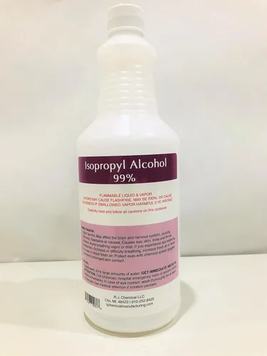 Vista 2 de Alcohol isopropílico 99 %, galón - Envasado en 4 cuartos, pureza de 99.9 %