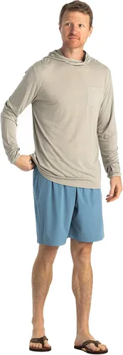 Vista 31 de Free Fly Pantalones cortos Breeze para hombre, entrepierna de 8 pulgadas, de secado rápido, ligeros, con protección solar UPF 50+