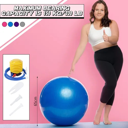 Vista 2 de Jerify Pelota de ejercicio de 10 piezas de pelota de pilates, pelota de yoga a granel para fitness, embarazo, parto, silla de bola de núcleo,