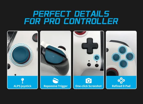 Vista 6 de COIORVIS Switch Controllers Joy Pad Controller for SwitchSwitch OLED,Wireless Switch Controller with Motion ControlTurbo nintendo_switch