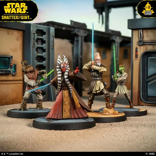 Vista 5 de Star Wars Shatterpoint Wisdom of The Council Squad Pack - Juego de miniaturas de mesa, juego de estrategia para niños y adultos, a partir de 14