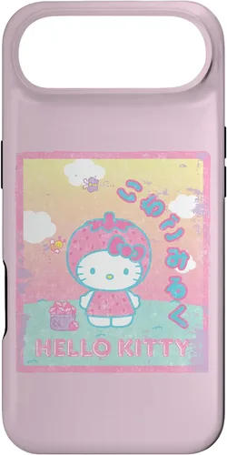 Vista 27 de Hello Kitty Funda de leche de fresa para iPhone 17