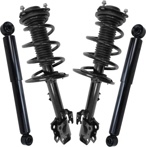 Vista 17 de Detroit Axle - Puntales y Amortiguadores para Chevy Traverse Buick Enclave GMC Acadia Saturn Outlook 2007-2012, 2 puntales delanteros con resorte