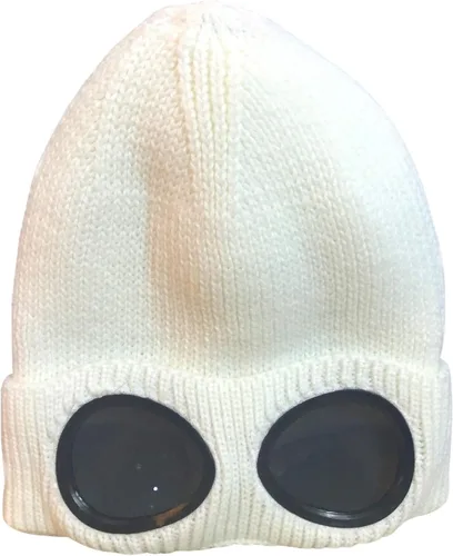 Vista 2 de Belsen Gorro de punto unisex con gafas de invierno cálido a prueba de viento