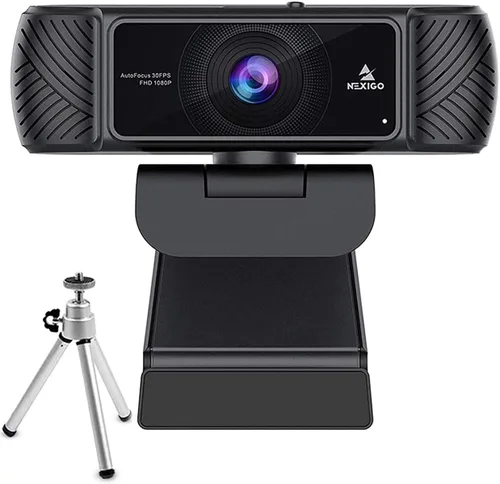 Vista 10 de Zoom Certified NexiGo N950P Pro 4K Cámara web con zoom con control remoto y software, sensor Sony Starvis, zoom digital 5X, cámara web