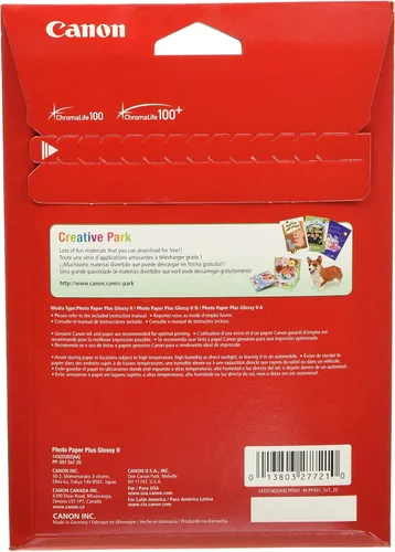 Vista 5 de Canon PGI-280XL/CLI-281 Paquete de 5 colores compatibles con TR8520, TR7520, TS9120, TS8120 Series, TS6120 Series & Ink 1432C002 Papel fotográfico