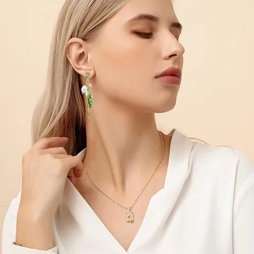 Vista 3 de Collar con colgante de urna de cremación Regalo de urna de joyería conmemorativa circular regalo para mujeres y hombres Plata esterlina No es una