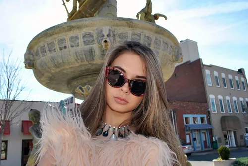 Vista 46 de OWL Gafas de sol Cateye para mujer, diseño retro clásico vintage con alas altas