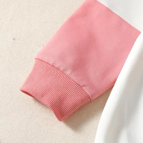 Vista 229 de Traje de San Valentín para bebé, niña, niño, traje de San Valentín, sudadera de manga larga con estampado de corazón