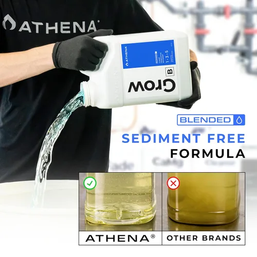 Vista 6 de Athena Blended Grow B Fertilizante líquido vegetativo para hidroponía y suelo Alimento vegetal para crecimiento en etapa vegetal NPK 1-3-5 1
