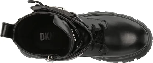 Vista 5 de DKNY Botas de combate con suela con cordones para mujer
