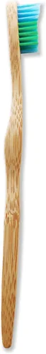 Vista 6 de Woobamboo! Cepillo de dientes ecológico de bambú para perros de raza grande, biodegradable, plástico negativo (paquete de 2)
