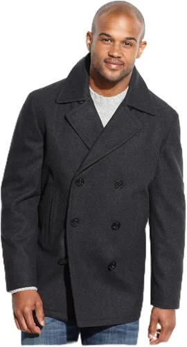 Vista 9 de Nautica Peacoat de mezcla de lana para hombre 2-Caviar