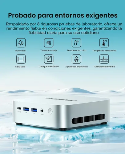Vista 8 de ACEMAGIC Mini PC K1 AMD Ryzen 4300U (Beats i3-10110U/3500U), 8GB RAM 256GB SSD, Mini computadora de escritorio 4K Triple Display/4xUSB3.2, USB-C