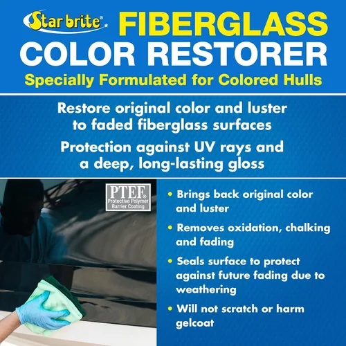 Vista 4 de STAR BRITE Restaurador de color de fibra de vidrio con PTEF - 16 onzas 081816PW