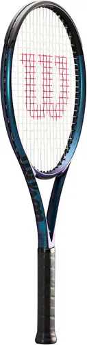 Vista 5 de Wilson Ultra 100 v4.0 - Raquetas de tenis de rendimiento, encordadas con Sensation 16 Natural a tensión media