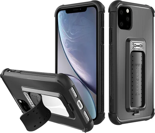 Vista 25 de Scooch Wingman - Funda con soporte de patas para iPhone 11 [Protección contra caídas de 10 pies] [Soporte de dos vías] Cubierta protectora, funciona