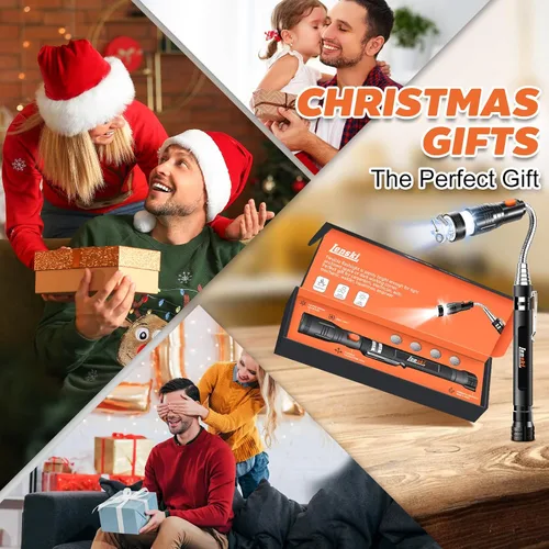 Vista 2 de Lenski Regalos de calcetines para hombres y adultos, herramienta magnética para recogida de hombres, regalos de abuelo y esposo, regalos de elefante