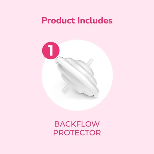 Vista 2 de Pieza de repuesto del protector de reflujo para extractor de leche materna – Soporte esencial para lactancia materna – Compatible con extractores