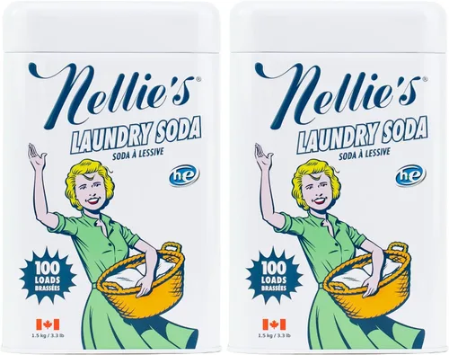Vista 7 de Nellie 's nls-50, soda de lavandería natural, bolsa de carga de 50 Septic-Safe, HE Compatible & Fragrance-Free - Concentrated Formula, Just 1