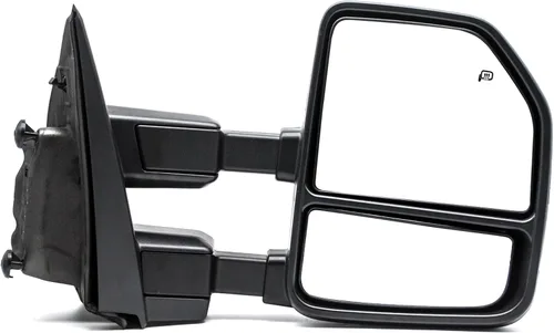 Vista 8 de BOOLEE Espejo de remolque del lado izquierdo del conductor apto para Ford F250, F350, F450, F550 Super Duty 2017, 2018, 2019, 2020, luz de señal