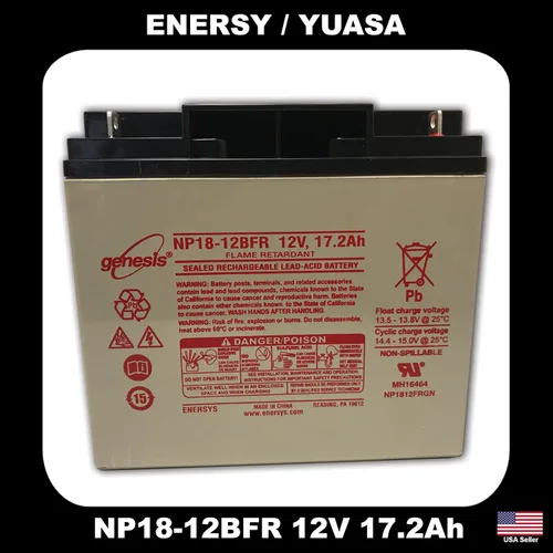 Vista 2 de ENERSYS Batería de plomo ácido NP18-12BFR, 12V, 17.2AH