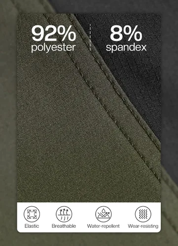 Vista 2 de BERGRISAR Pantalones cortos de ciclismo para hombre, corte holgado, con 6 bolsillos