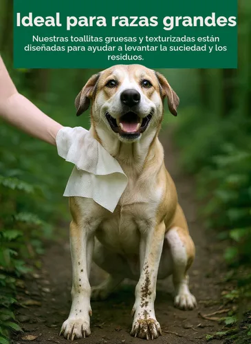 Vista 4 de Earth Rated XL - Toallitas para mascotas para perros y gatos, limpieza hipoalergénica y sin perfume de 3 en 1, desodorizante e hidratante extra