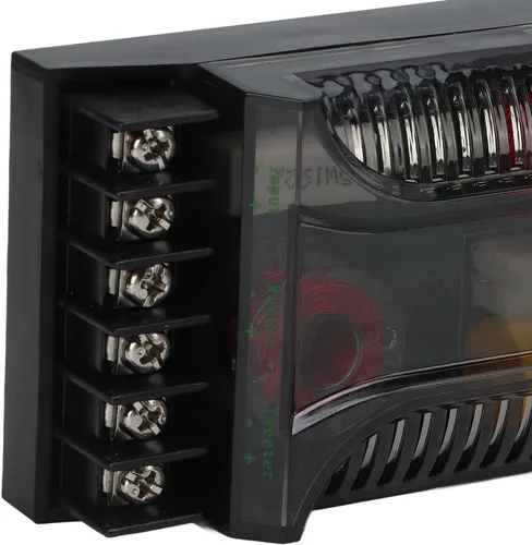 Vista 8 de KIMISS Crossover pasivo de audio para coche, 2 unids 2 vías de audio de coche crossover sobrecorriente universal disipación de calor altavoz divisor