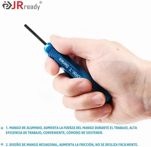 Vista 5 de JRready ST5252 Kit de herramientas de extracción de pasadores para AMP/Molex .062" y 0.093" Pines y conectores de contacto de zócalo, Delphi