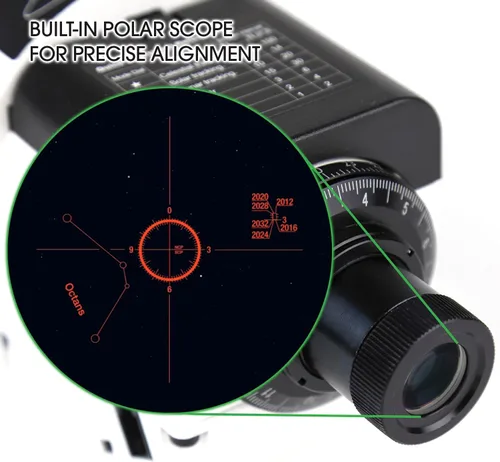 Vista 4 de Sky-Watcher Star Adventurer 2i Pro Pack - Rastreador de cielo nocturno motorizado DSLR con montura ecuatorial para paisajes nocturnos portátiles